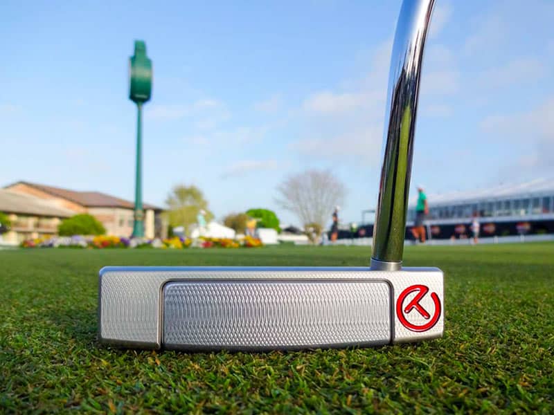 Up close with the Select Newport M1 Mallet's face-sole inlay.
