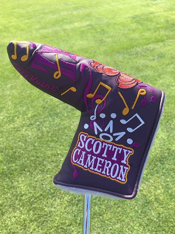Given to loyal Scotty Cameron putter players on the Web.com Tour, this year's headcover theme featured crawfish playing music.
