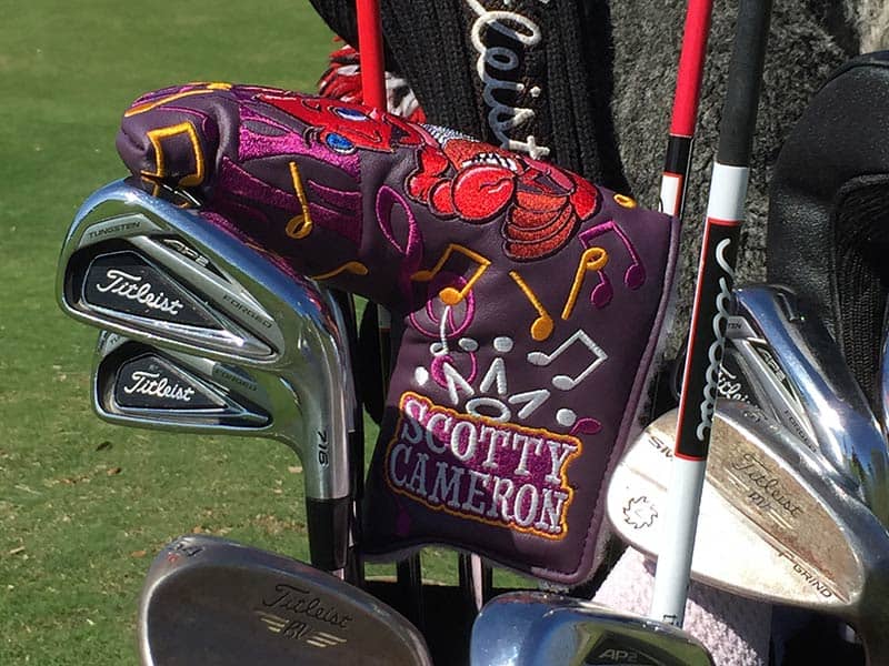 This Crawfish Circle T headcover went immediately into play.