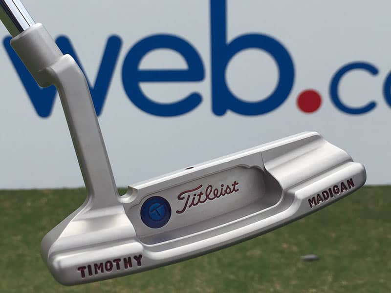 The clean Newport 2 Tour putter of Titleist FPL Timothy Madigan.