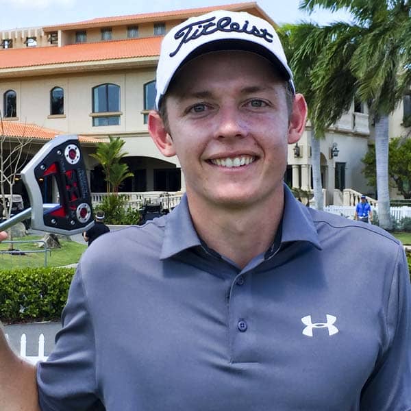 Titleist Brand Ambassador Cameron Smith with his Futura X7M Tour putter.
