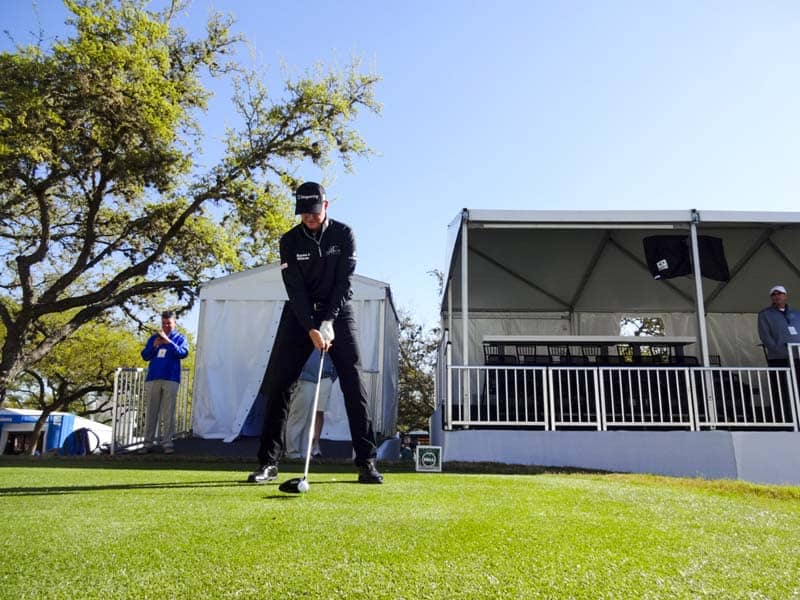 Jimmy Walker during an early practice round.