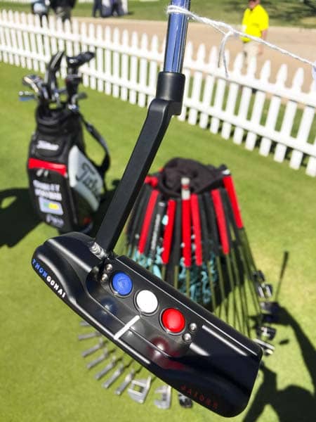 Titleist Brand Ambassador Thongchai Jaidee's welded long neck Newport Tour Prototype.