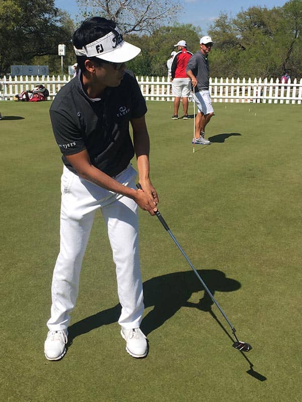 Titleist Brand Ambassador Kevin Na with his Newport Tour Prototype.