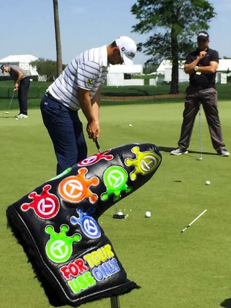 Dancing Crowned Circle T headcover at the Shell Houston Open.