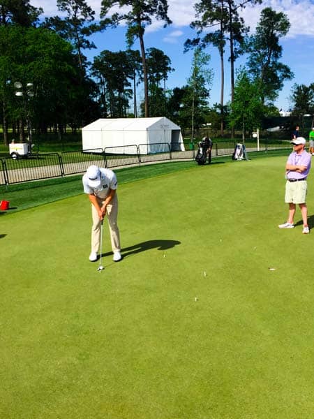 Titleist Brand Ambassador Blayne Barber at work.