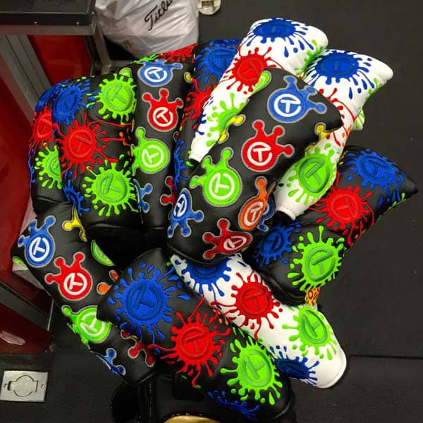 New Circle T headcovers are always in demand on Tour.