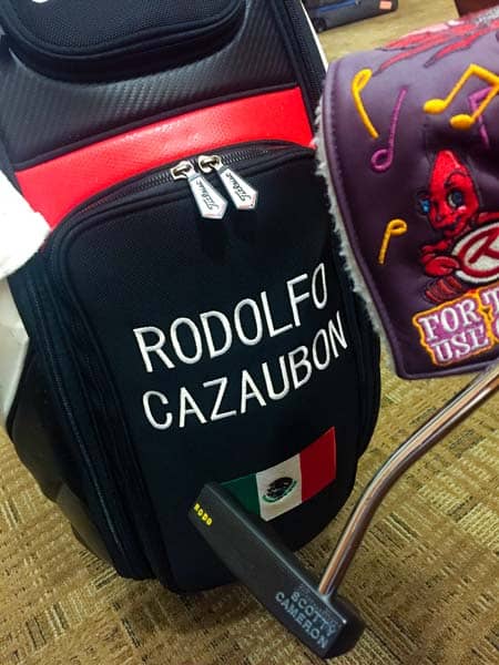 Titleist Brand Ambassador Rodolofo Cazaubon's Select Fastback Tour putter.