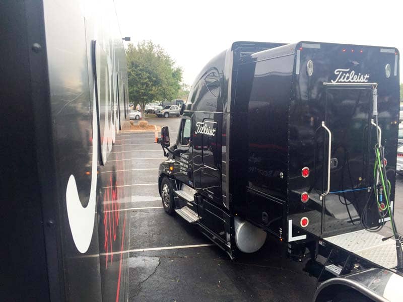 The Titleist Tour Van
