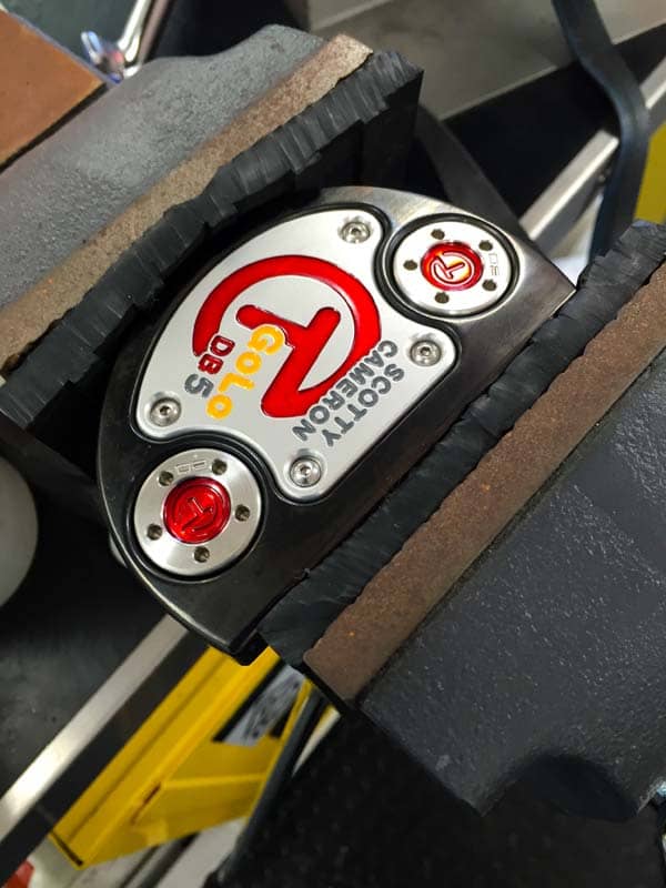 Select GoLo 5 Dual Balance Tour putter.