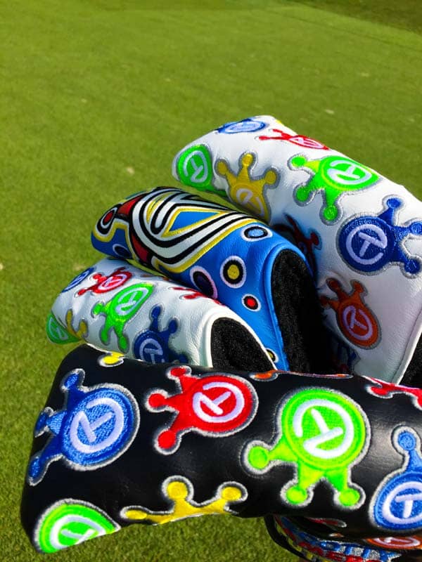 A bright bouquet of Circle T headcovers.