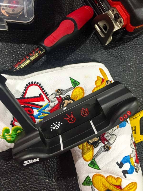 A beautiful 009 with a 2013 Vinny Vegas Circle T headcover.