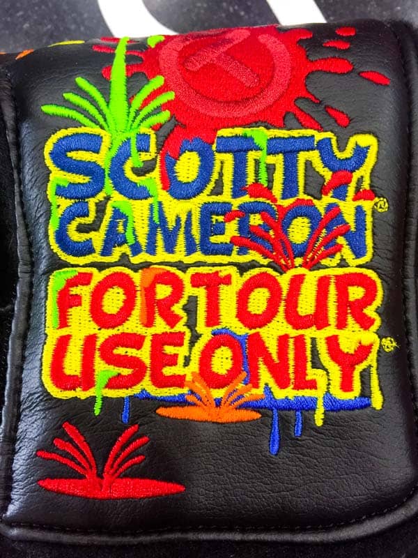 Scotty's Circle T Paint Splash headcovers come in many shapes.
