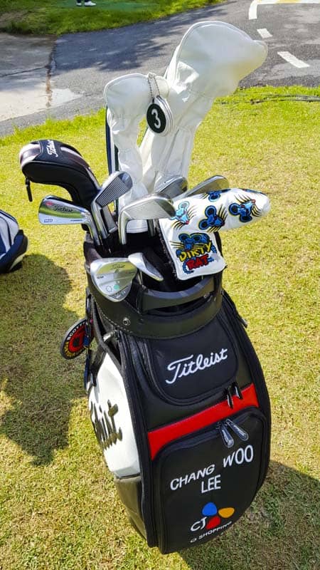 Titleist Brand Ambassador Chang Woo Lee has a Custom Shop Dirty Rat headcover.