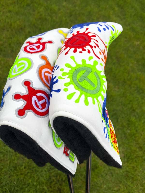 Similar, yet different. Dancing Circle T headcovers.