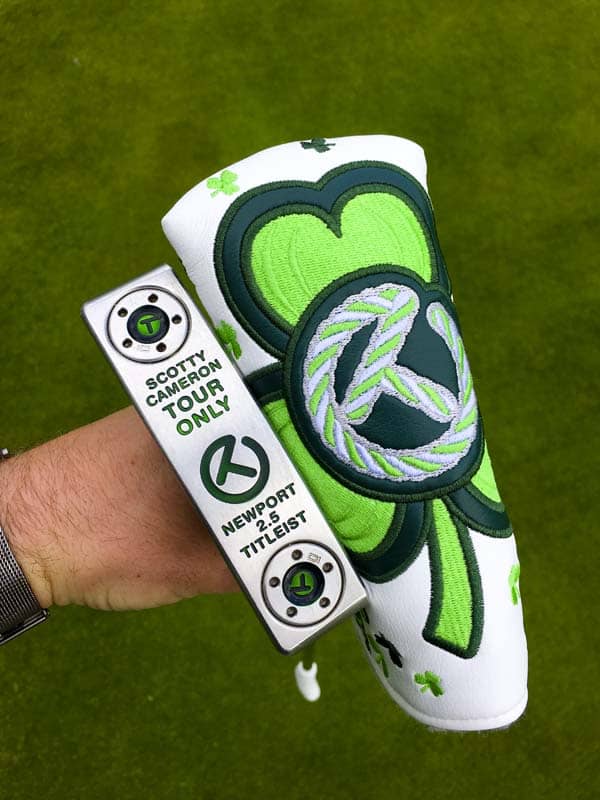 Scotty made special Circle T headcovers to commemorate this week's Irish Open.