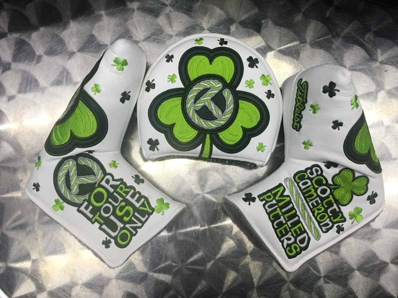 Scotty made some fun, new Circle T headcovers for loyal putter players at this week's Irish Open.