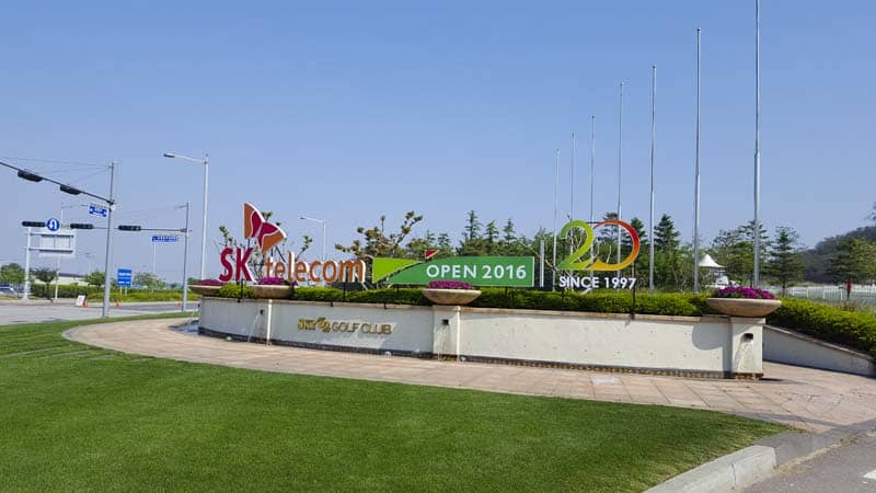 Ready for tournament action at Seoul's SKY72 Golf Club Ocean Course.