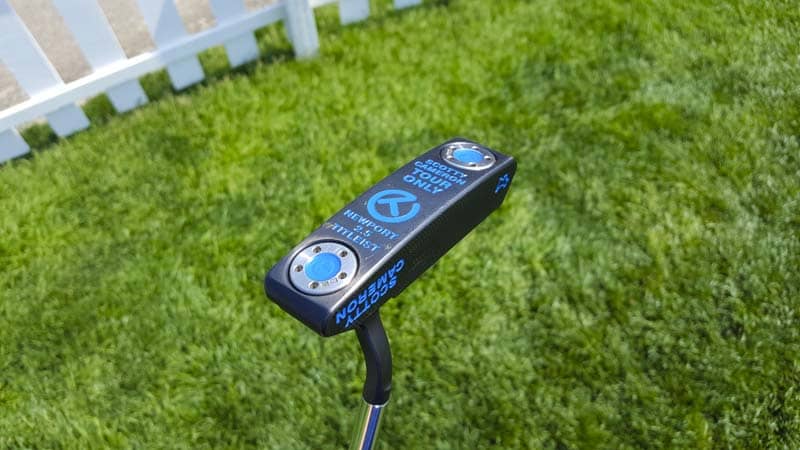 Sole shot of that Newport 2.5 Tour putter.
