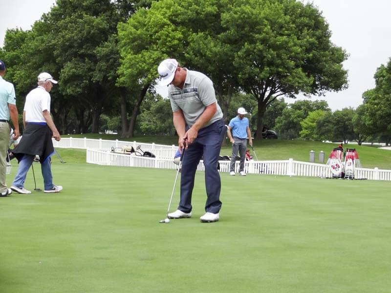 Charley Hoffman at work.