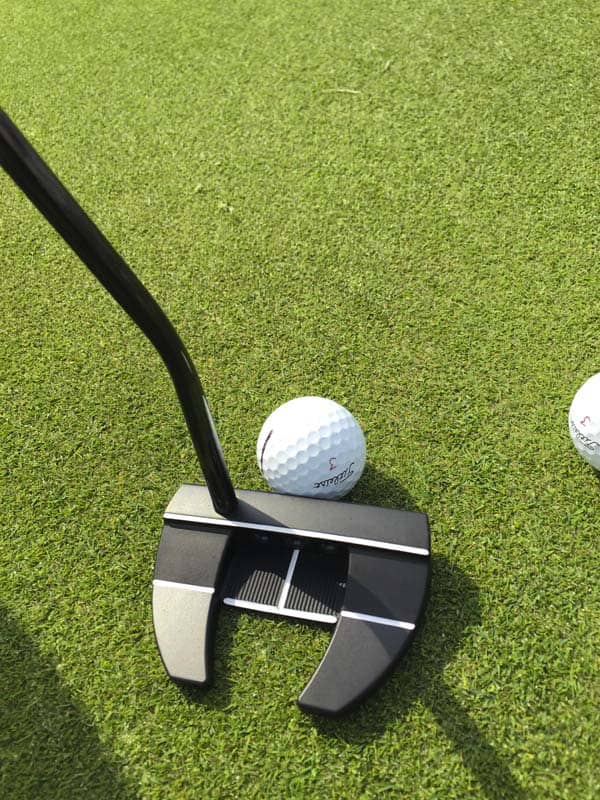 Same putter design with a different sight line setup.