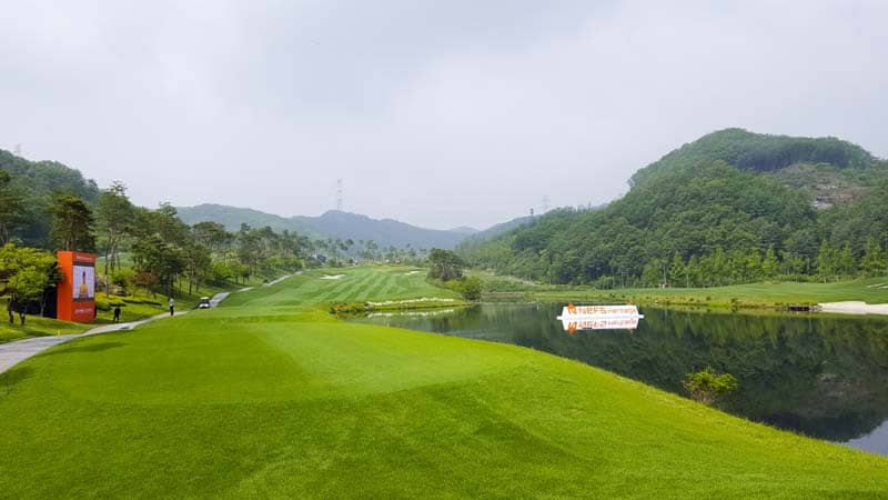 The scene from Hilldeloci CC in South Korea.