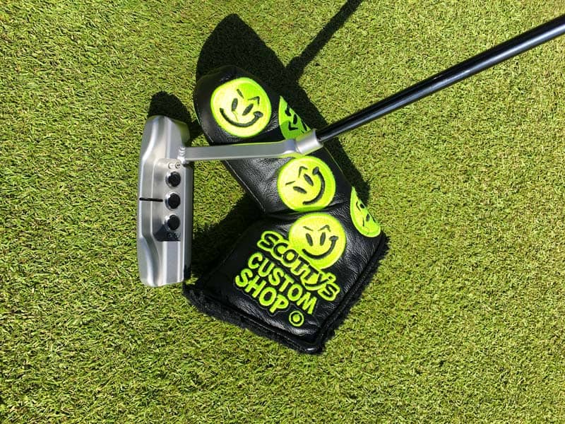 Welded mid-slant long neck on this 2016 Select Concept 1 Tour putter.