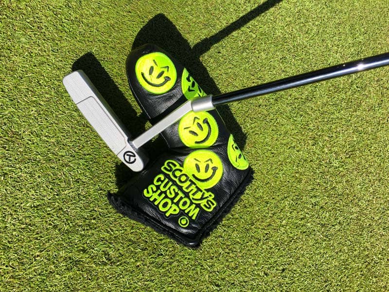 Dancing Neon Go Getter, a beloved Custom Shop headcover from years past.