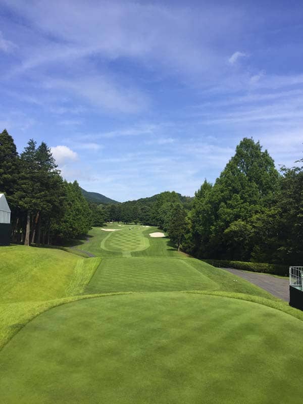 A beautiful day at Shishido Hills Country Club in Japan.