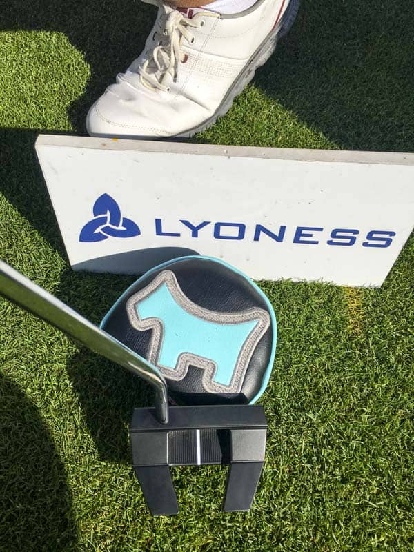 Futura X5 Tour putter with Industrial Scotty Dog Circle T headcover.
