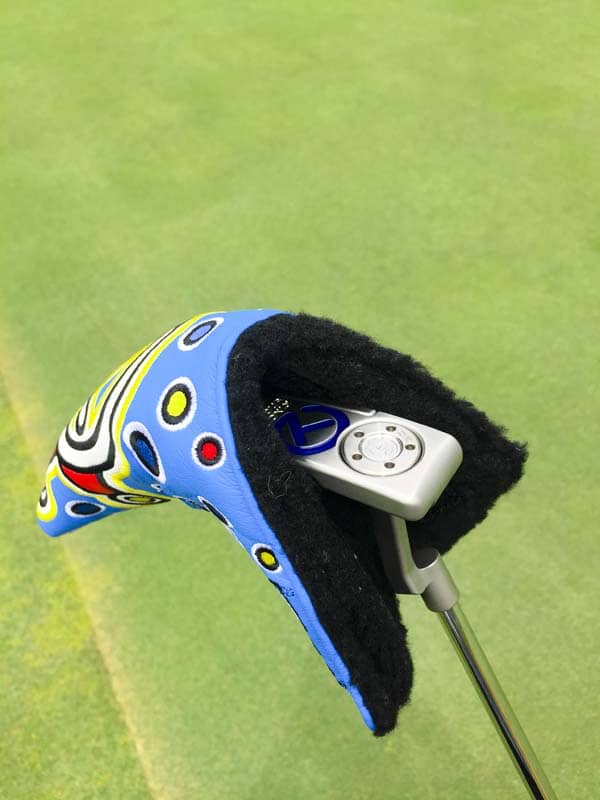 New 2016 Select Concept 2 in a vibrant Crowned Industrial Circle T Turbo Blue headcover.