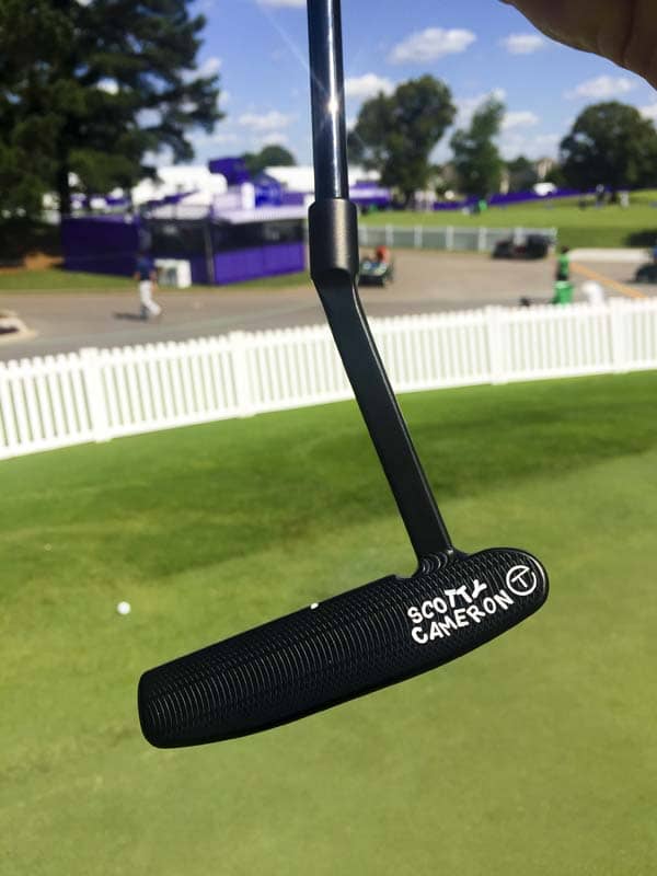 As seen on the practice green at TPC Southwind in Memphis, Tennessee.