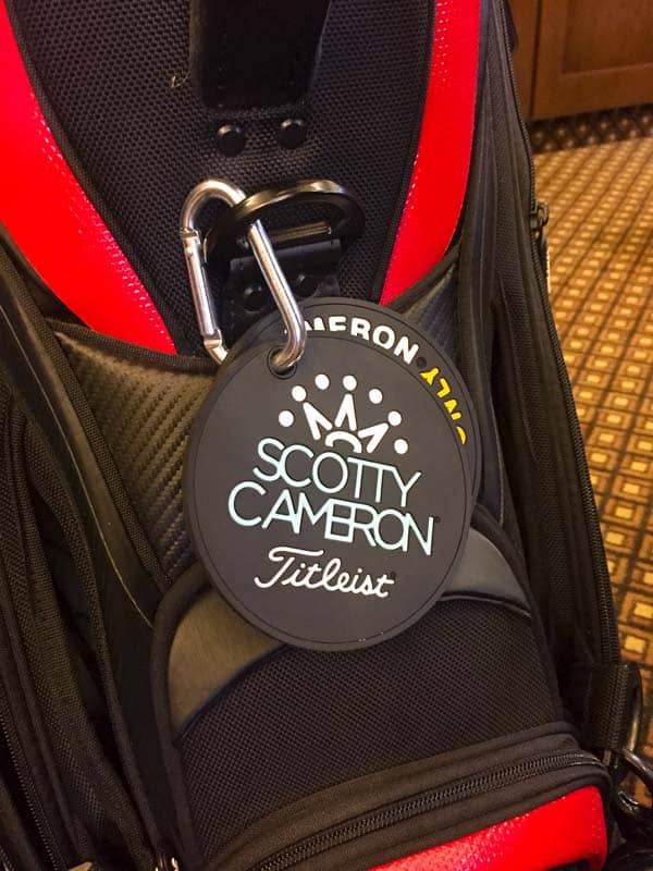 Scotty Cameron putting disks out on Tour.