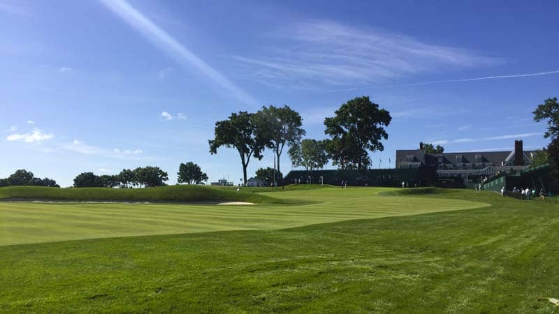 Hoping these blue skies don't get too gray/wet to start the event.