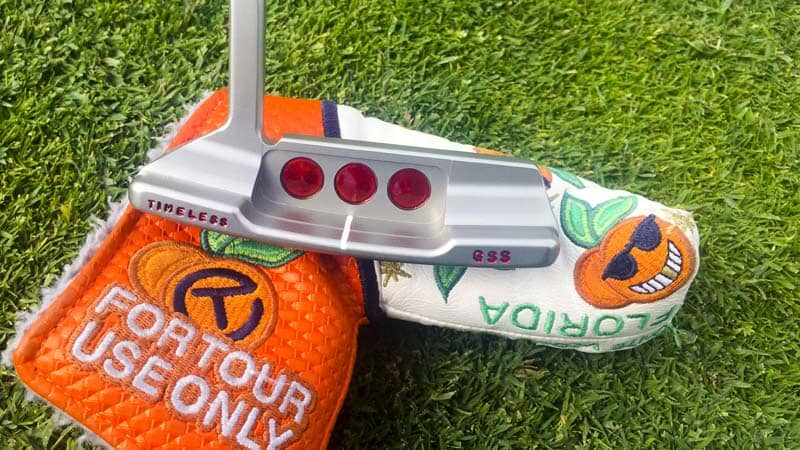 This headcover was given to loyal putter players last year at the Web.com Tour Championship.