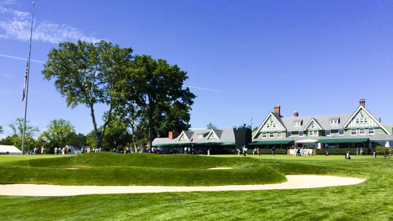 The clubhouse at Oakmont.
