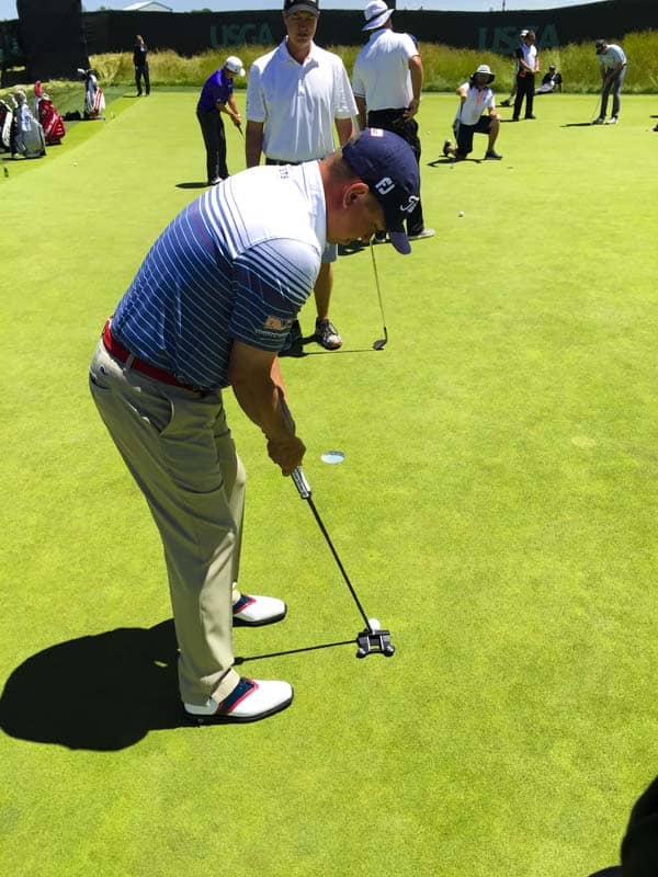 Jason Dufner gaming his new Futura straight shaft Tour Only Prototype.