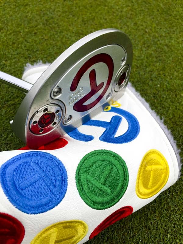 Select GoLo Prototype with a Dancing Circle T headcover.