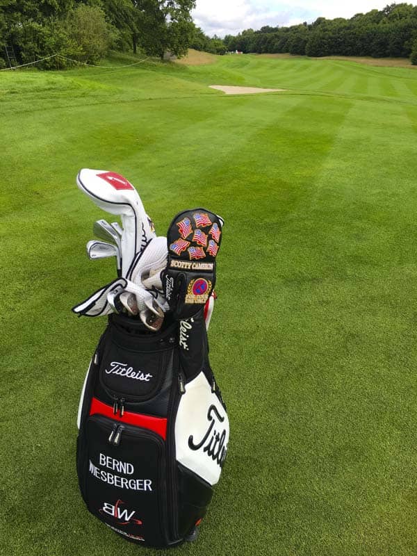 Bernd rocking his Dancing U.S. Flags headcover from last week's U.S. Open.