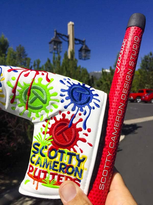 Paint Splash Circle T headcovers, Red Matadors and blue skis near Reno this week.