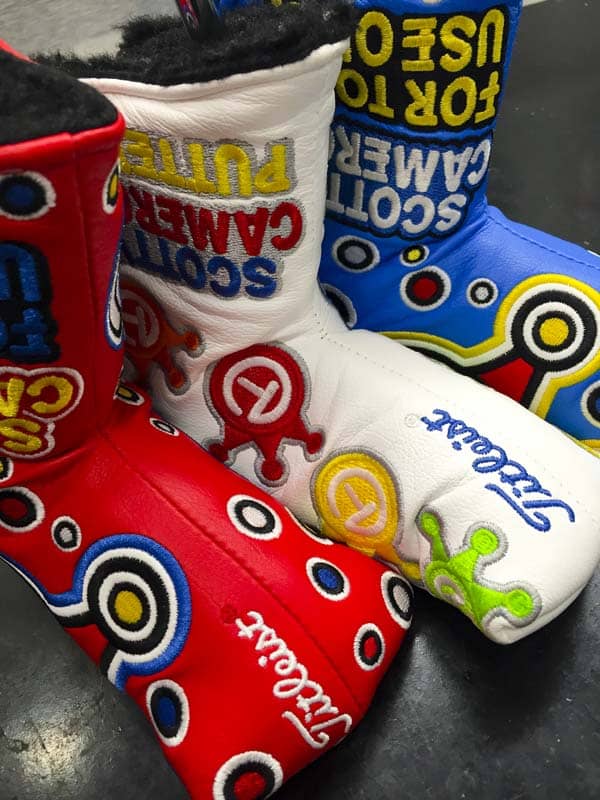Colorful Circle T headcovers in the Japan TTV.