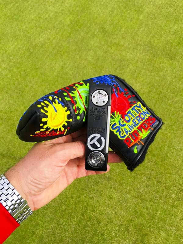 Painted for a pro by the Scotty Cameron Tour Dept. pros.