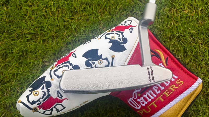 A nice vertical stamped Newport 2 GSS with our Sir Scotty Dog Circle T headcover.