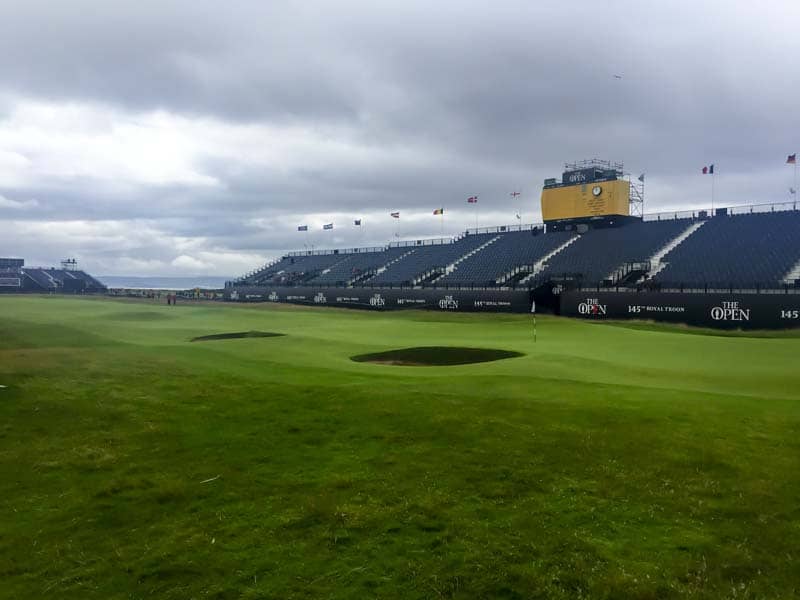 The weather will be a factor this week at this beautiful location.
