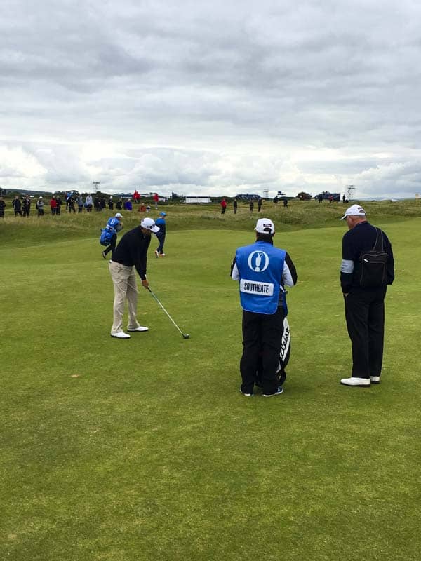 On the links with Titleist FPL player Matthew Southgate.
