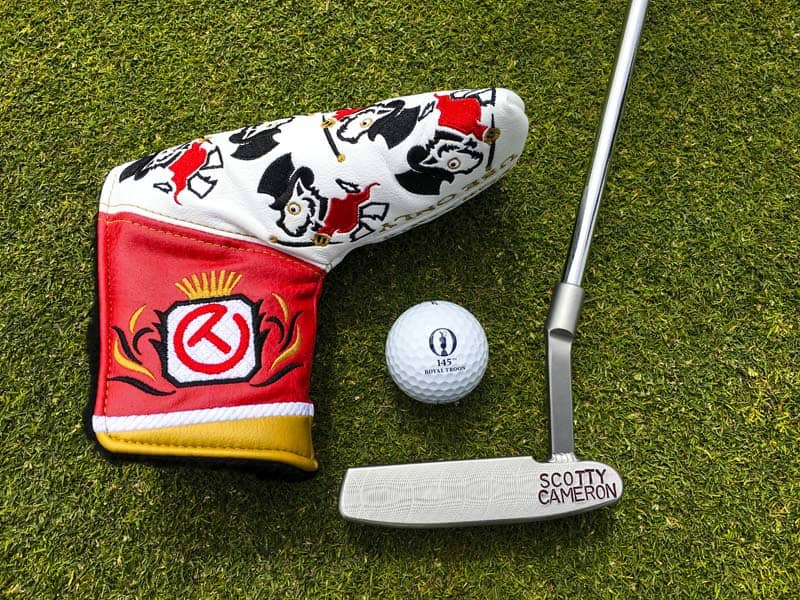 Players loved receiving this year's Circle T Sir Scotty Dog headcover.