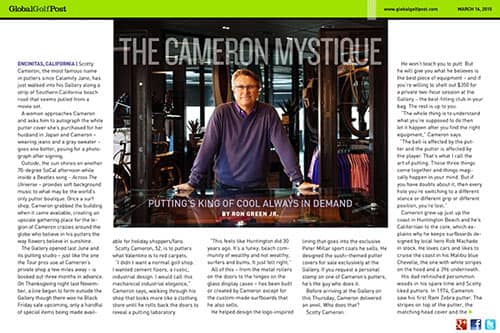 GlobalGolfPost – The Cameron Mystique