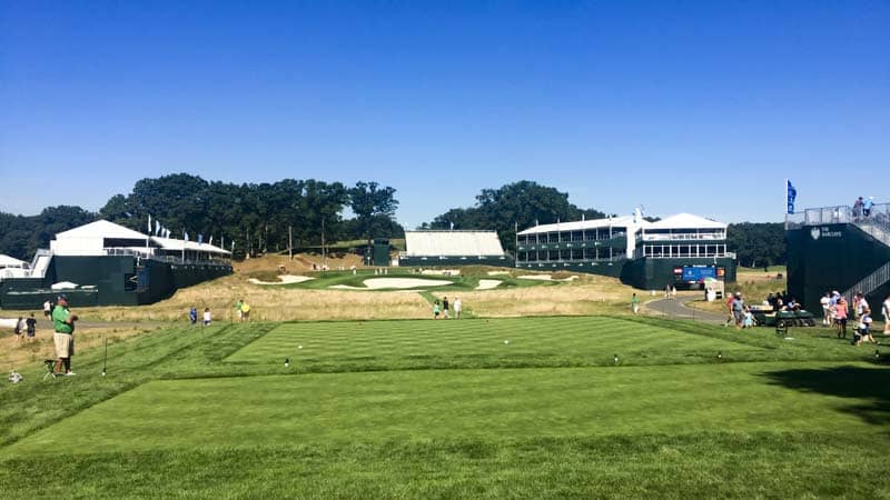 The 17th hole.