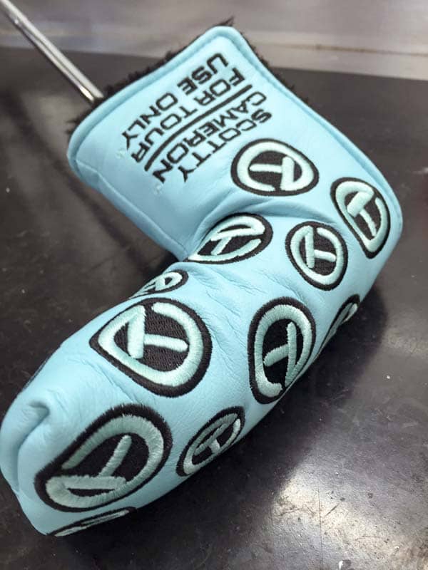Dancing Circle T headcover in Scotty Blue.