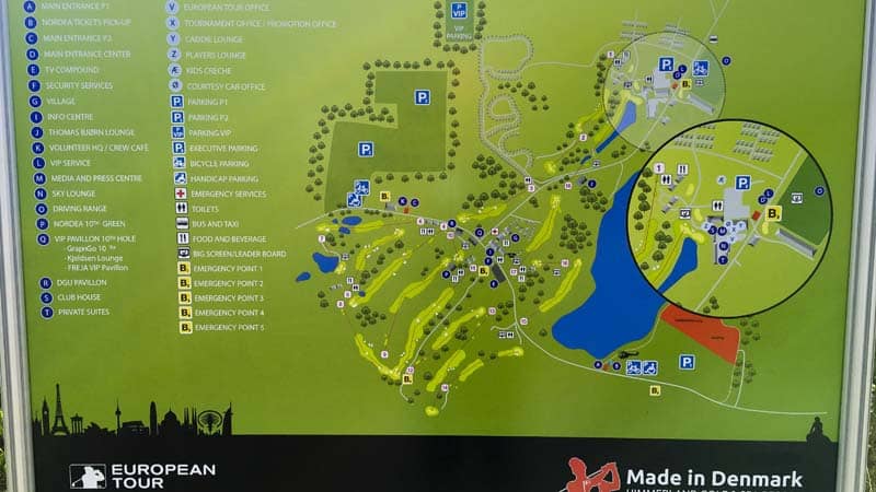 The course layout at Himmerland Golf & Spa Resort.